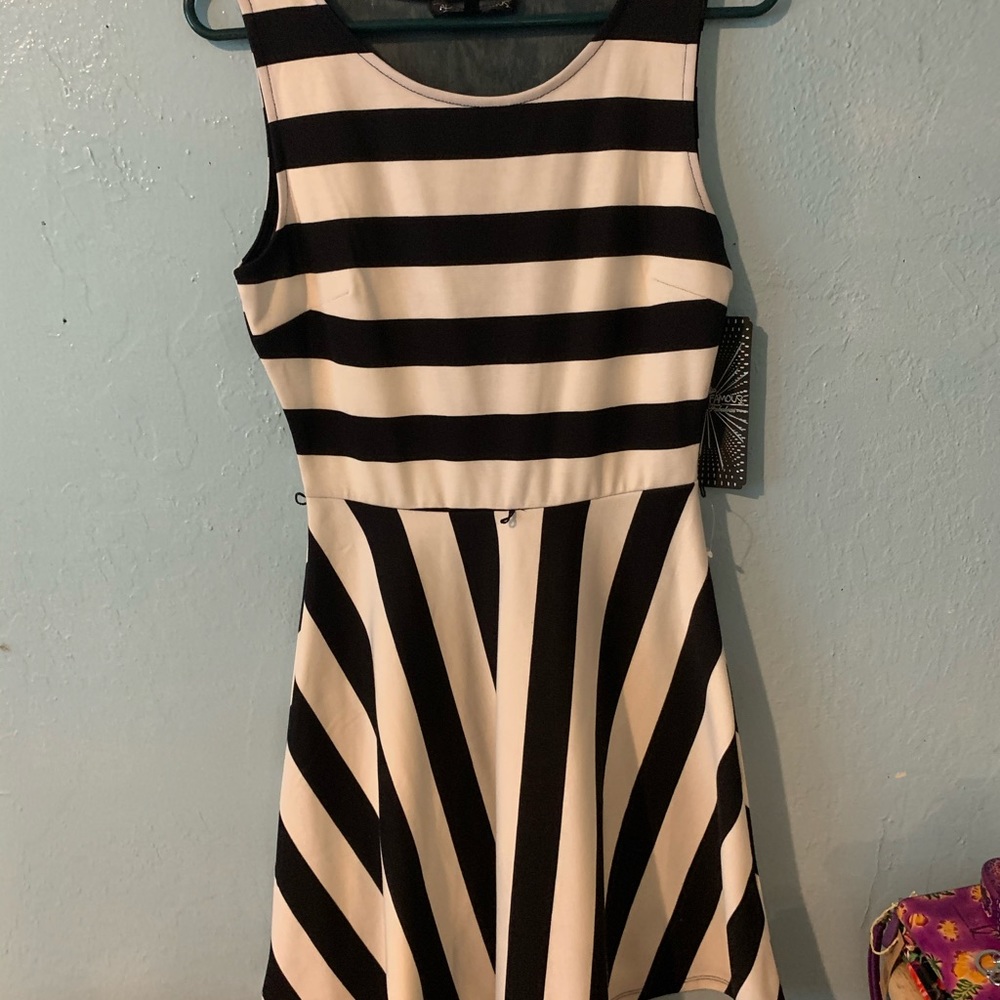 Back And White Dress